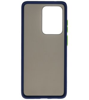 Kleurcombinatie Hard Case voor Samsung Galaxy S20 Ultra Blauw