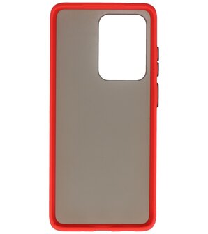 Kleurcombinatie Hard Case voor Samsung Galaxy S20 Ultra Rood