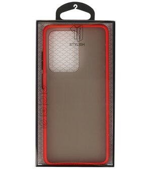 Kleurcombinatie Hard Case voor Samsung Galaxy S20 Ultra Rood