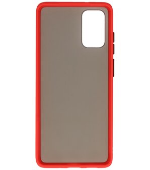 Kleurcombinatie Hard Case voor Samsung Galaxy S20 Plus Rood
