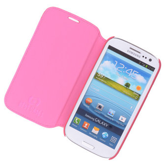 Bestcases Fuchsia Map Case Book Cover Hoesje voor Samsung Galaxy S3