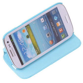 Bestcases Turquoise Map Case Book Cover Hoesje voor Samsung Galaxy Note 3