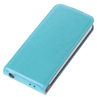 Bestcases Groen Antiek Flip Case Hoesje voor Apple iPhone 5 5S