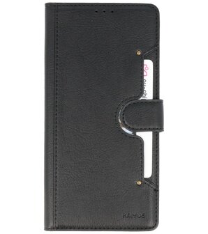 Luxe Portemonnee Hoesje voor Samsung Galaxy A71 Zwart