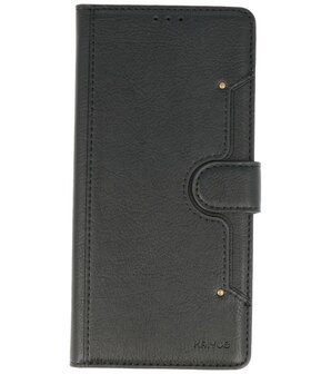 Luxe Portemonnee Hoesje voor Samsung Galaxy A71 Zwart
