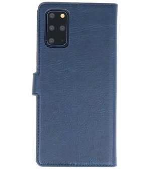 Luxe Portemonnee Hoesje voor Samsung Galaxy S20 Plus Navy