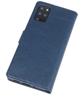 Luxe Portemonnee Hoesje voor Samsung Galaxy S20 Plus Navy