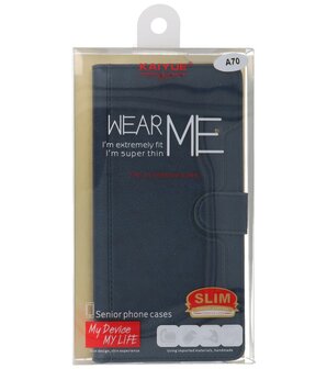 Luxe Portemonnee Hoesje voor Samsung Galaxy S20 Plus Navy