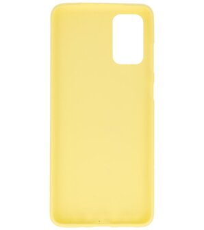 Color Telefoonhoesje voor Samsung Galaxy S20 Plus Geel