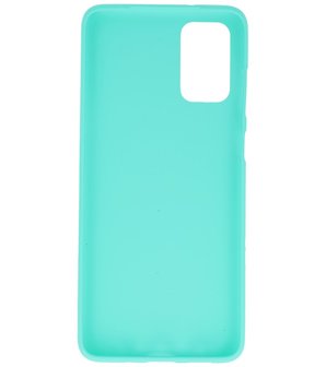 Color Telefoonhoesje voor Samsung Galaxy S20 Plus Turquoise