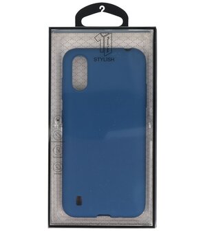 Color Telefoonhoesje voor Samsung Galaxy A01 Navy