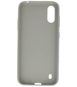 Color Telefoonhoesje voor Samsung Galaxy A01 Grijs