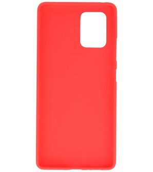 Color Telefoonhoesje voor Samsung Galaxy S10 Lite Rood
