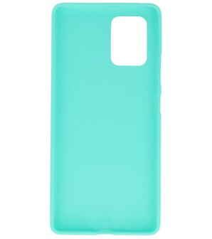 Color Telefoonhoesje voor Samsung Galaxy S10 Lite Turquoise