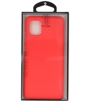 Color Telefoonhoesje voor Samsung Galaxy Note 10 Lite Rood