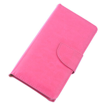 BestCases Fuchsia Portemonnee Telefoon Hoesje L