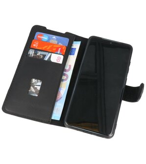 Bestcases 2 in 1 Handmade Leer Bookstyle Hoesje voor Samsung Galaxy S20 - Zwart