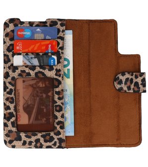 Bestcases Luipaard 2 in 1 Leer Bookstyle Hoesje voor Samsung Galaxy S20 Plus