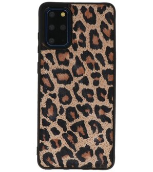 Bestcases Luipaard 2 in 1 Leer Bookstyle Hoesje voor Samsung Galaxy S20 Plus