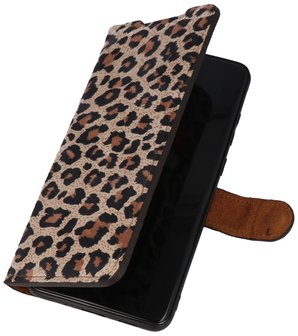 Bestcases Luipaard 2 in 1 Leer Bookstyle Hoesje voor Samsung Galaxy S20 Ultra