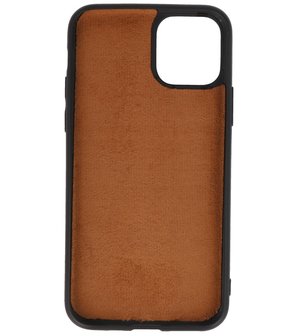 Bestcases Luipaard Leer Back Cover Telefoonhoesje iPhone 11 Pro