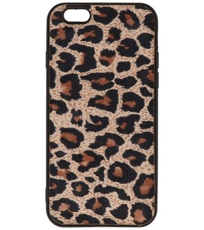 Bestcases Luipaard Leer Back Cover Telefoonhoesje iPhone 6