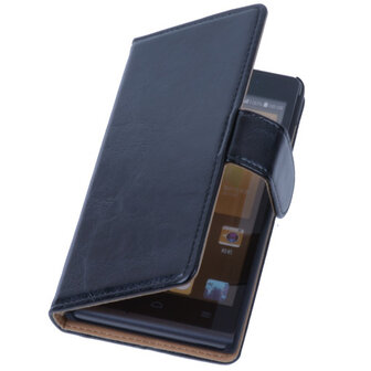 PU Leder Hoesje LG L90 Book/Wallet Case/Cover Zwart
