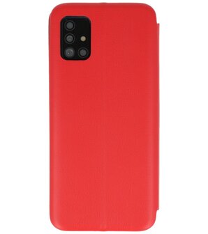 Bestcases Hoesje Slim Folio Telefoonhoesje Samsung Galaxy A51 - Rood