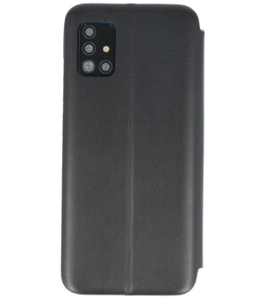 Bestcases Hoesje Slim Folio Telefoonhoesje Samsung Galaxy A71 - Zwart