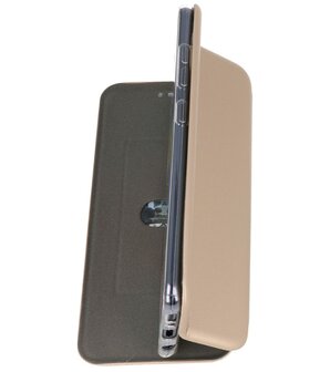 Bestcases Hoesje Slim Folio Telefoonhoesje Samsung Galaxy A71 - Goud