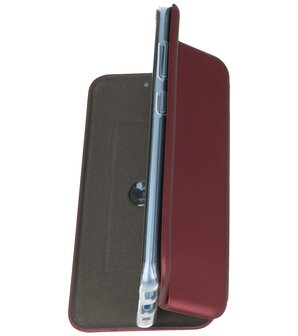 Bestcases Hoesje Slim Folio Telefoonhoesje Samsung Galaxy S20 Plus - Bordeaux Rood