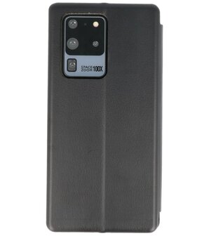 Bestcases Hoesje Slim Folio Telefoonhoesje Samsung Galaxy S20 Ultra - Zwart
