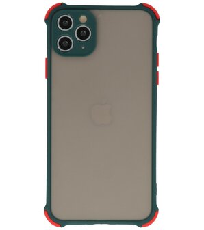 Bestcases Schokbestendig Hardcase Backcover iPhone 11 Pro Max - Donker Groen