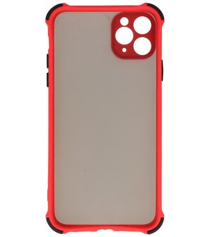 Bestcases Schokbestendig Hardcase Backcover iPhone 11 Pro Max - Rood