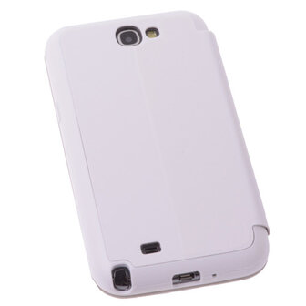 View Cover Wit Samsung Galaxy Note 2 Stand Case TPU Book-style