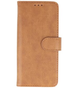 Booktype Wallet Cases voor de Samsung Galaxy S20 Plus Bruin