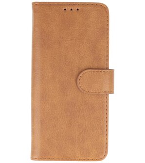 Booktype Wallet Cases voor de Samsung Galaxy S20 Plus Bruin