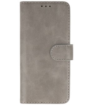 Booktype Wallet Cases voor de Samsung Galaxy S20 Plus Grijs