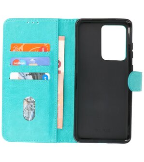 Booktype Wallet Cases voor de Samsung Galaxy S20 Ultra Groen