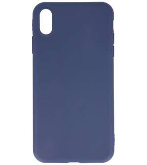 Bestcases 2.0 mm Telefoonhoesje Backcover iPhone Xs Max - Navy