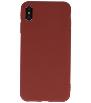 Bestcases 2.0 mm Telefoonhoesje Backcover iPhone X / iPhone XS - Bruin