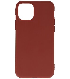 Bestcases 2.0 mm Telefoonhoesje Backcover Hoesje iPhone 11 Pro Max - Bruin