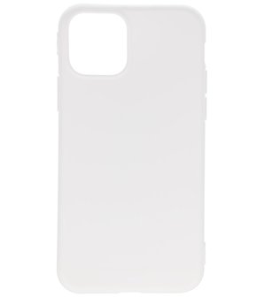 Bestcases 2.0 mm Telefoonhoesje Backcover Hoesje iPhone 11 Pro Max - Wit