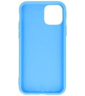 Bestcases 2.0 mm Telefoonhoesje Backcover Hoesje iPhone 11 Pro Max - Licht Blauw