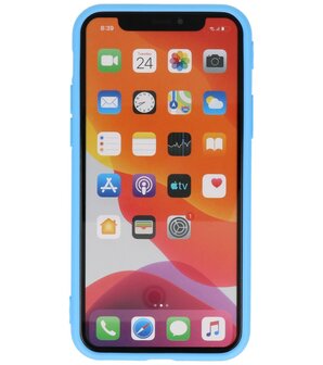 Bestcases 2.0 mm Telefoonhoesje Backcover Hoesje iPhone 11 Pro Max - Licht Blauw