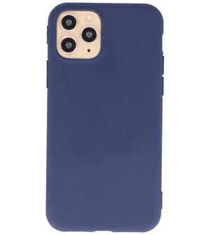 Bestcases 2.0 mm Telefoonhoesje Backcover Hoesje iPhone 11 Pro Max - Navy