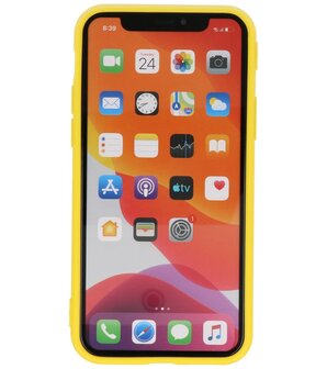 Bestcases 2.0 mm Telefoonhoesje Backcover Hoesje iPhone 11 Pro Max - Geel