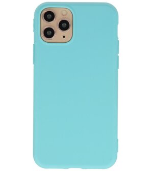 Bestcases 2.0 mm Telefoonhoesje Backcover Hoesje iPhone 11 Pro - Turquoise