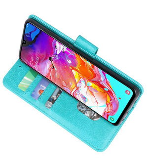 Bestcases Booktype Telefoonhoesje Samsung Galaxy A31 - Groen