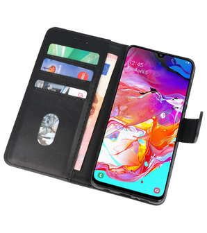 Booktype Wallet Cases voor de Samsung Galaxy Note 10 Lite Zwart